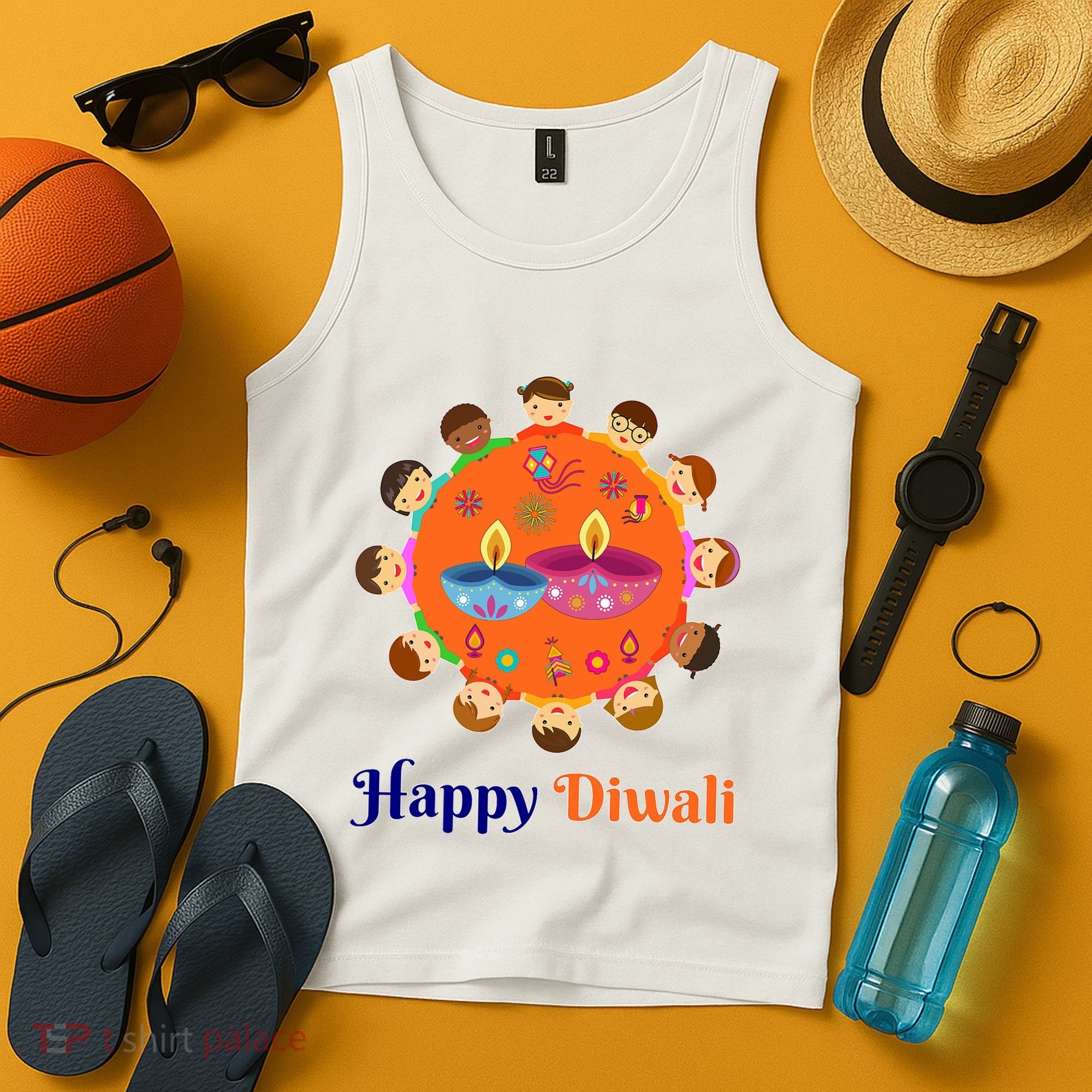 Family Hindu Happy Diwali Tank Top