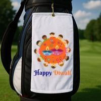Family Hindu Happy Diwali Golf Towel thumb 2