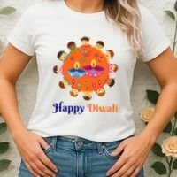 Family Hindu Happy Diwali Women's T-Shirt thumb 2