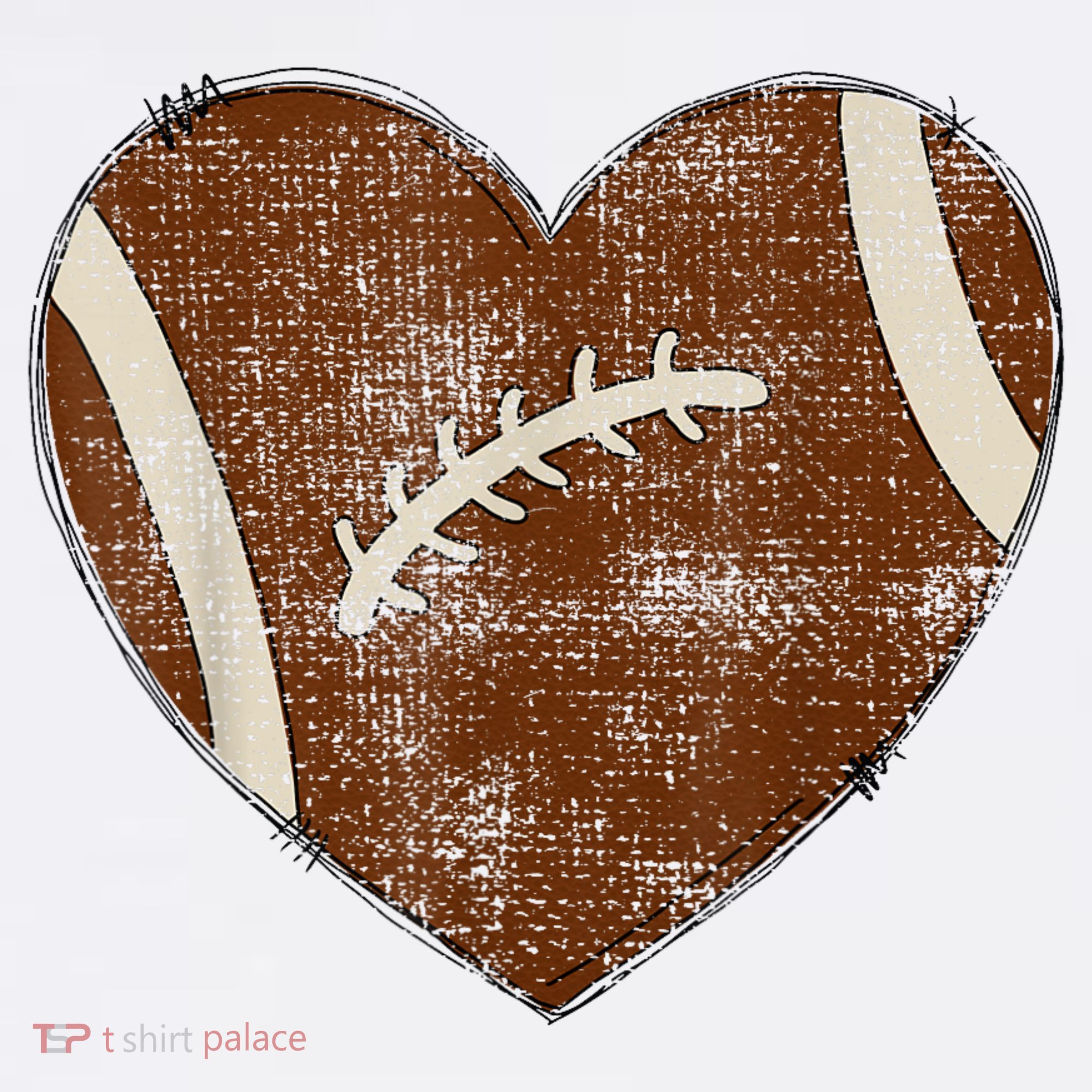 Football Heart I Love Football Red Women's Tank Top