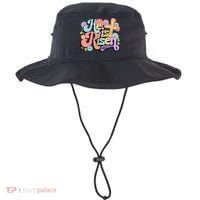 Floral He Is Risen Happy Easter Christian Bible Verse Faith  Bucket Hat thumb 0