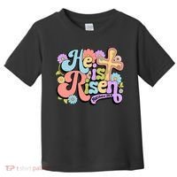 Floral He Is Risen Happy Easter Christian Bible Verse Faith  Toddler T-Shirt thumb 0