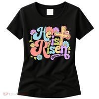 Floral He Is Risen Happy Easter Christian Bible Verse Faith  Women's T-Shirt thumb 0