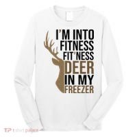 Funny Hunter Im Into Fitness Deer Freezer Hunting Long Sleeve Shirt thumb 0