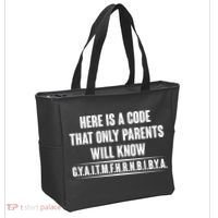 Funny Here Is A Code That Only Parents Will Know Tote Bag thumb 2