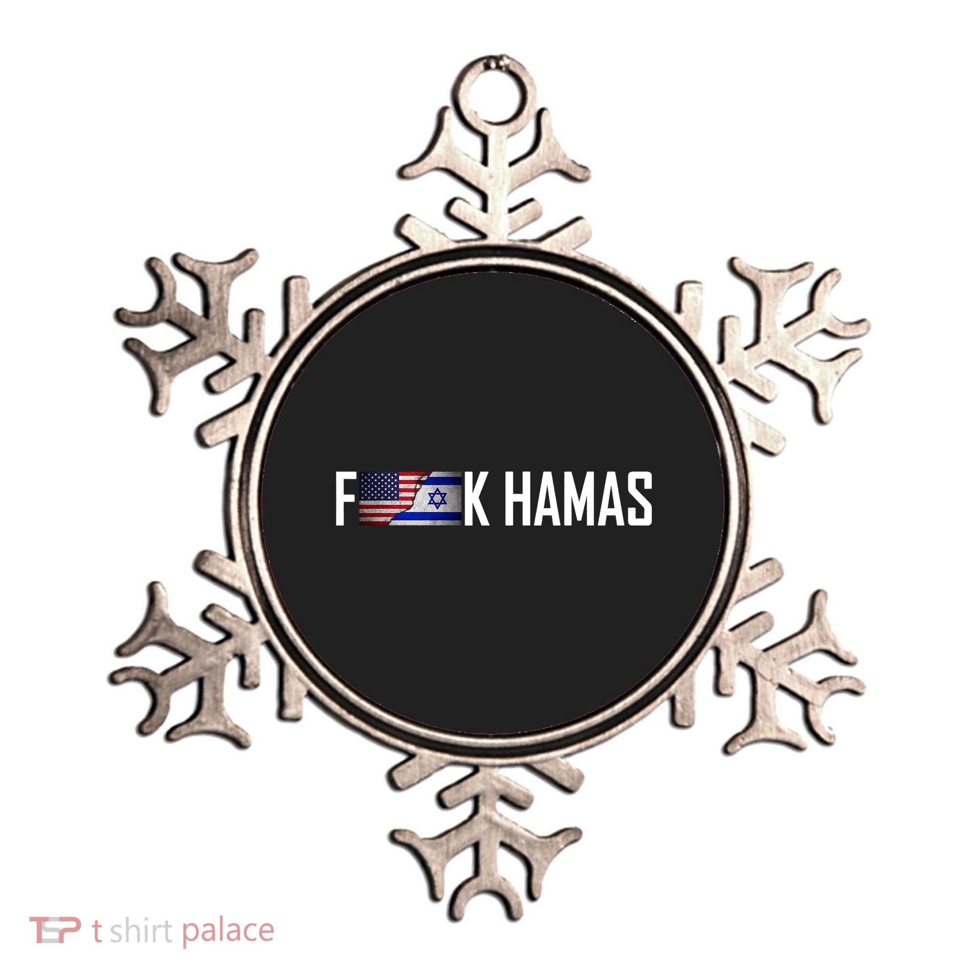 F*Ck Hamas Israel Strong Pray Ornament