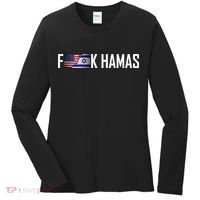 F*Ck Hamas Israel Strong Pray Women's Long Sleeve Shirt thumb 0
