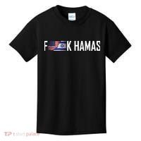 F*Ck Hamas Israel Strong Pray Kids T-Shirt thumb 0