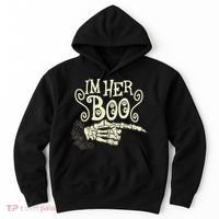 Funny Halloween I'm Her Boo Matching Couple Shirts Hoodie thumb 0