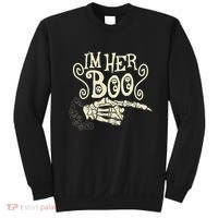 Funny Halloween I'm Her Boo Matching Couple Shirts Sweatshirt thumb 0
