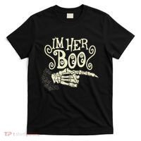 Funny Halloween I'm Her Boo Matching Couple Shirts T-Shirt thumb 0