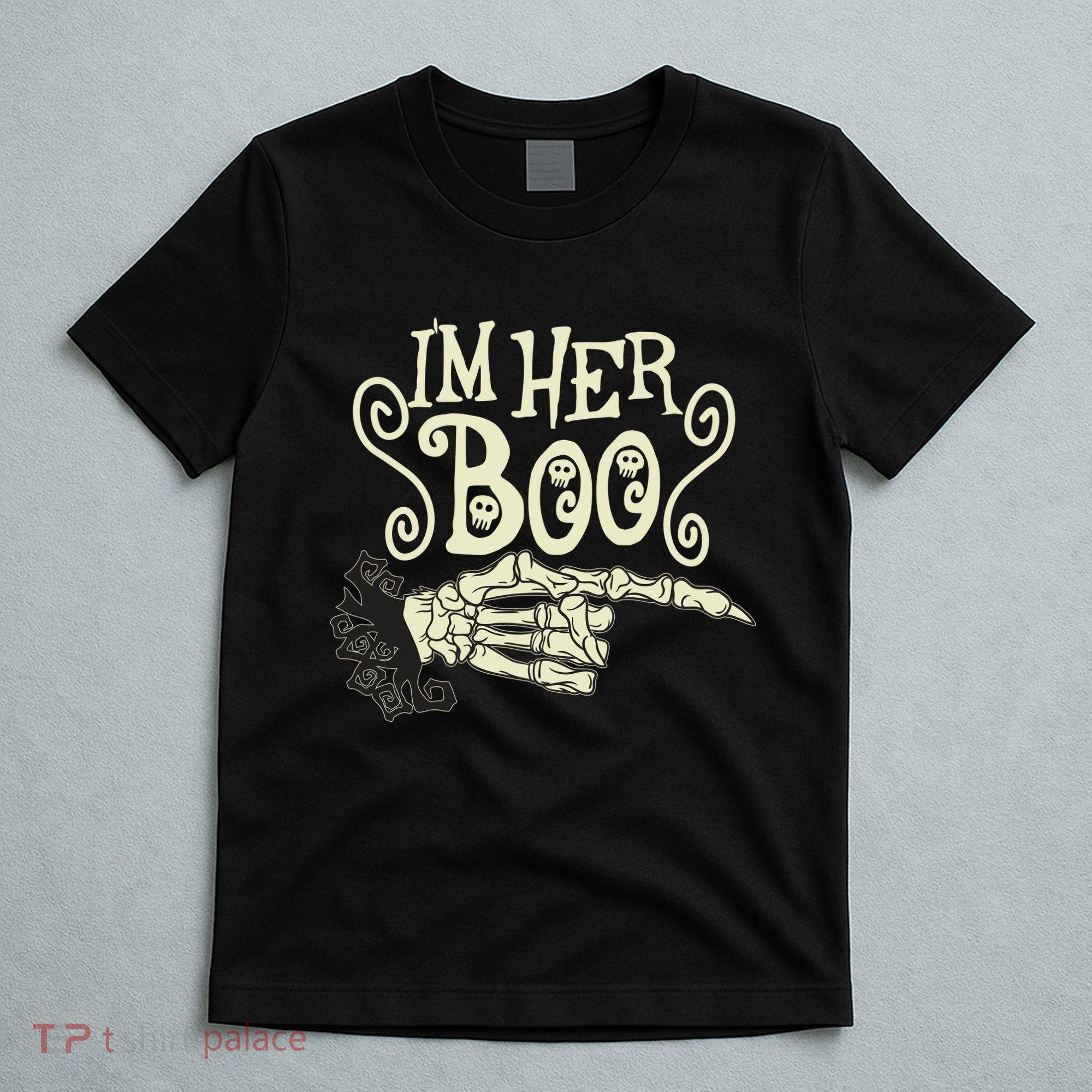 Funny Halloween I'm Her Boo Matching Couple Shirts T-Shirt