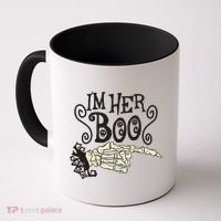 Funny Halloween I'm Her Boo Matching Couple Shirts Coffee Mug thumb 0