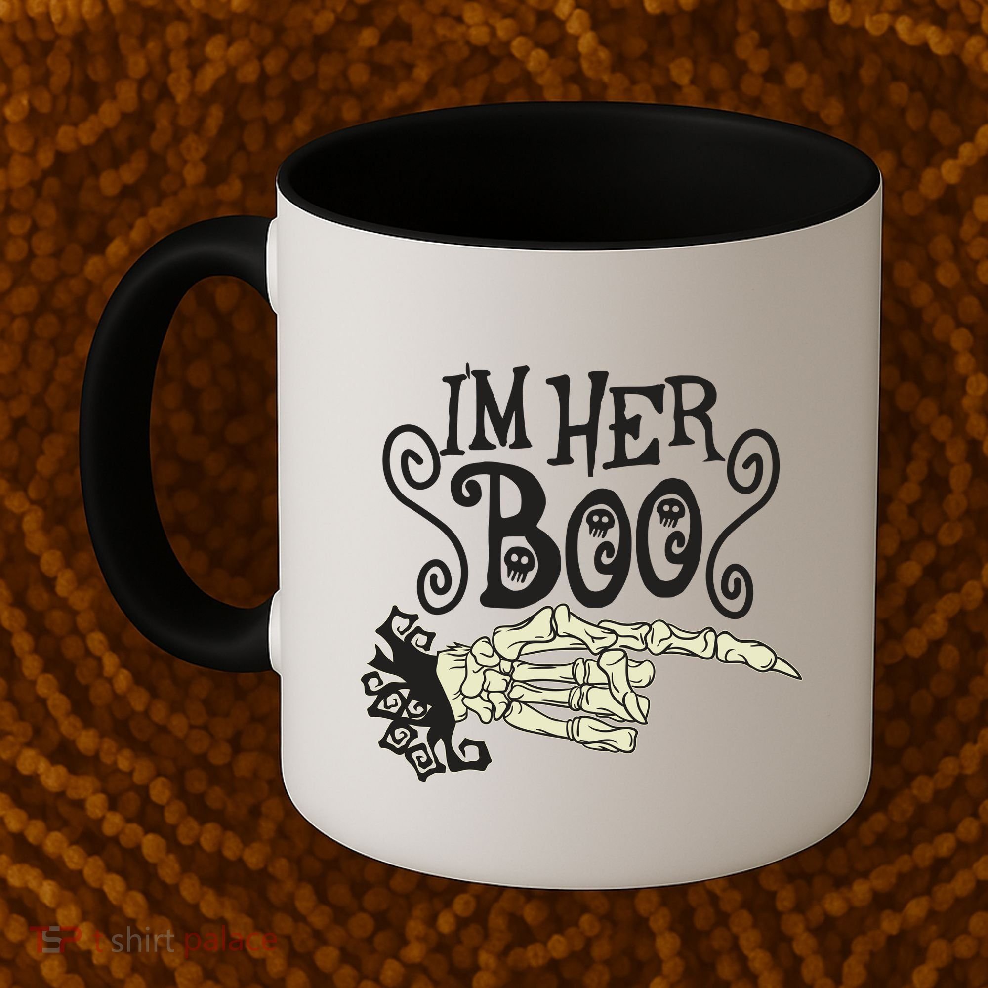 Funny Halloween I'm Her Boo Matching Couple Shirts Coffee Mug