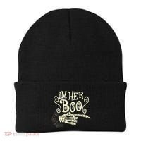 Funny Halloween I'm Her Boo Matching Couple Shirts Beanie thumb 0