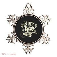 Funny Halloween I'm Her Boo Matching Couple Shirts Ornament thumb 0