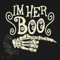 Funny Halloween I'm Her Boo Matching Couple Shirts Women's Tank Top thumb 5