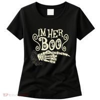 Funny Halloween I'm Her Boo Matching Couple Shirts Women's T-Shirt thumb 0