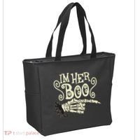 Funny Halloween I'm Her Boo Matching Couple Shirts Tote Bag thumb 2