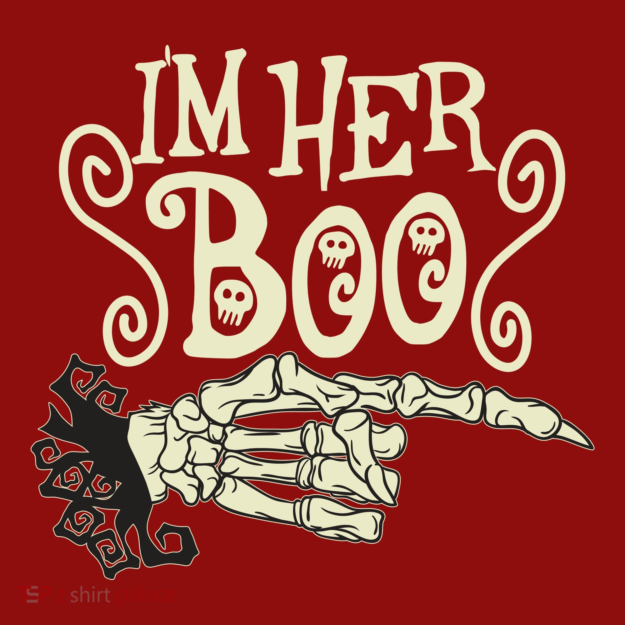 Funny Halloween I'm Her Boo Matching Couple Shirts Long Sleeve Shirt