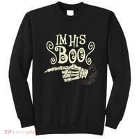 Funny Halloween I'm His Boo Matching Couple Shirts Sweatshirt thumb 0
