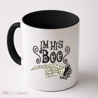 Funny Halloween I'm His Boo Matching Couple Shirts Coffee Mug thumb 0