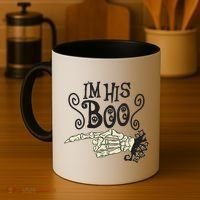 Funny Halloween I'm His Boo Matching Couple Shirts Coffee Mug thumb 4