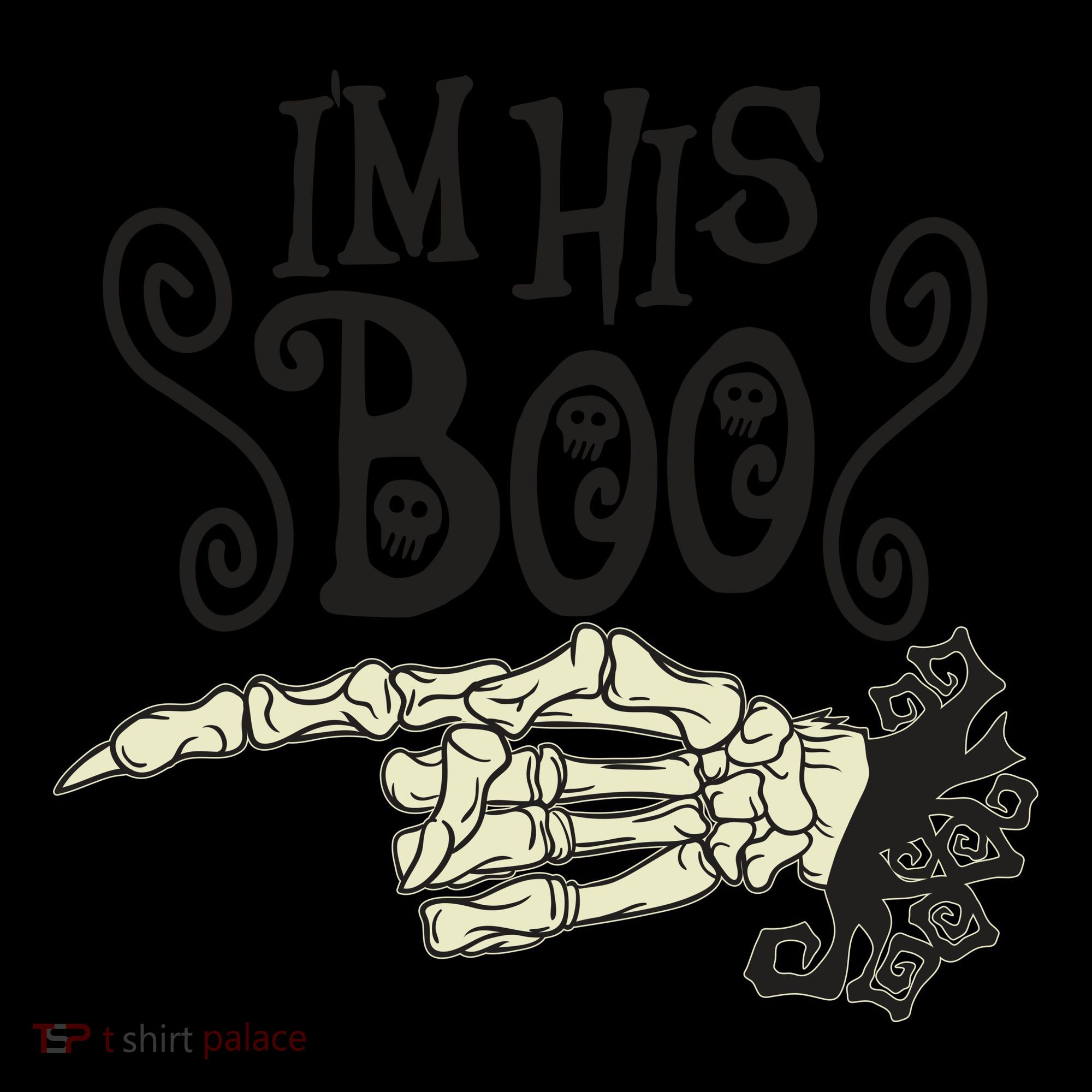 Funny Halloween I'm His Boo Matching Couple Shirts Coffee Mug