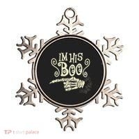 Funny Halloween I'm His Boo Matching Couple Shirts Ornament thumb 0