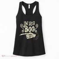 Funny Halloween I'm His Boo Matching Couple Shirts Women's Tank Top thumb 0