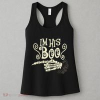Funny Halloween I'm His Boo Matching Couple Shirts Women's Tank Top thumb 3