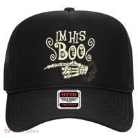 Funny Halloween I'm His Boo Matching Couple Shirts Hat thumb 0