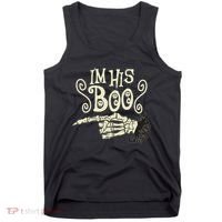 Funny Halloween I'm His Boo Matching Couple Shirts Tank Top thumb 0