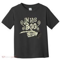 Funny Halloween I'm His Boo Matching Couple Shirts Toddler T-Shirt thumb 0