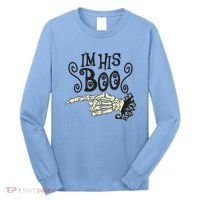 Funny Halloween I'm His Boo Matching Couple Shirts Long Sleeve Shirt thumb 0