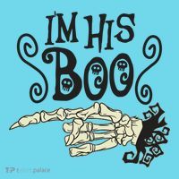 Funny Halloween I'm His Boo Matching Couple Shirts Kids T-Shirt thumb 4