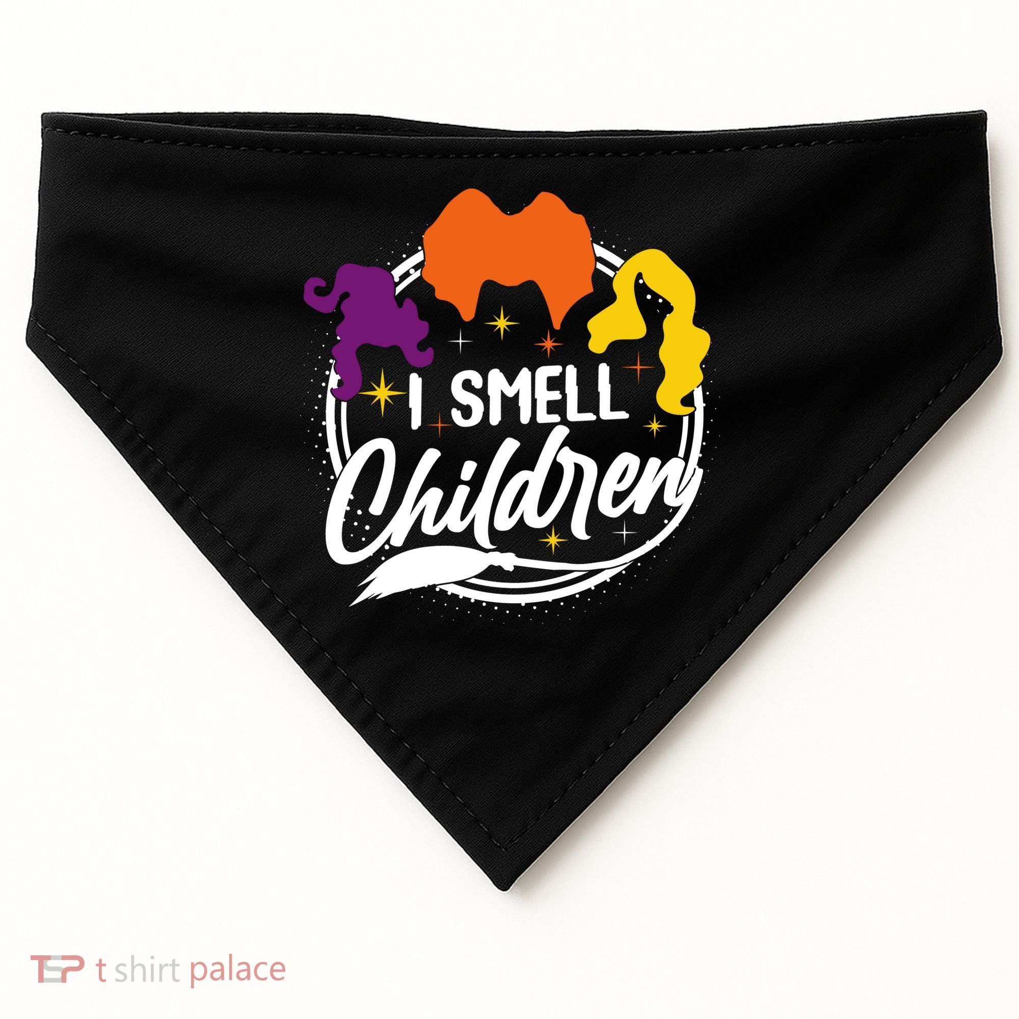 Funny Halloween I Smell Children USA-Made Doggie Bandana