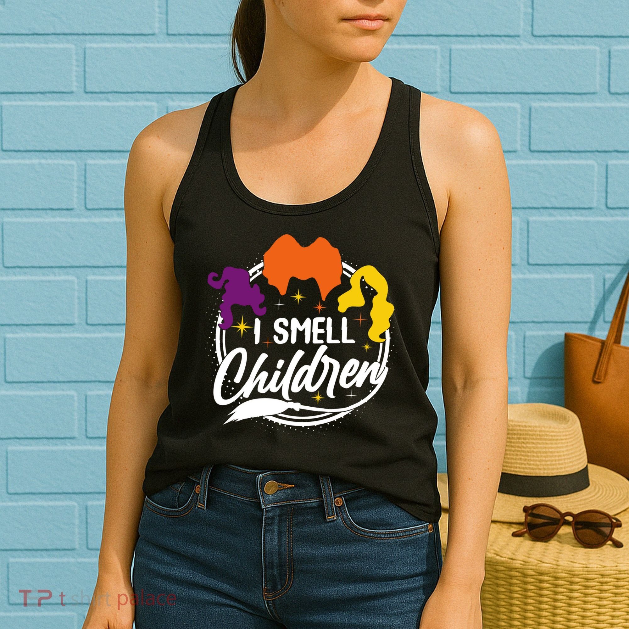 Funny Halloween I Smell Children Women's Tank Top