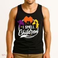 Funny Halloween I Smell Children Tank Top thumb 3