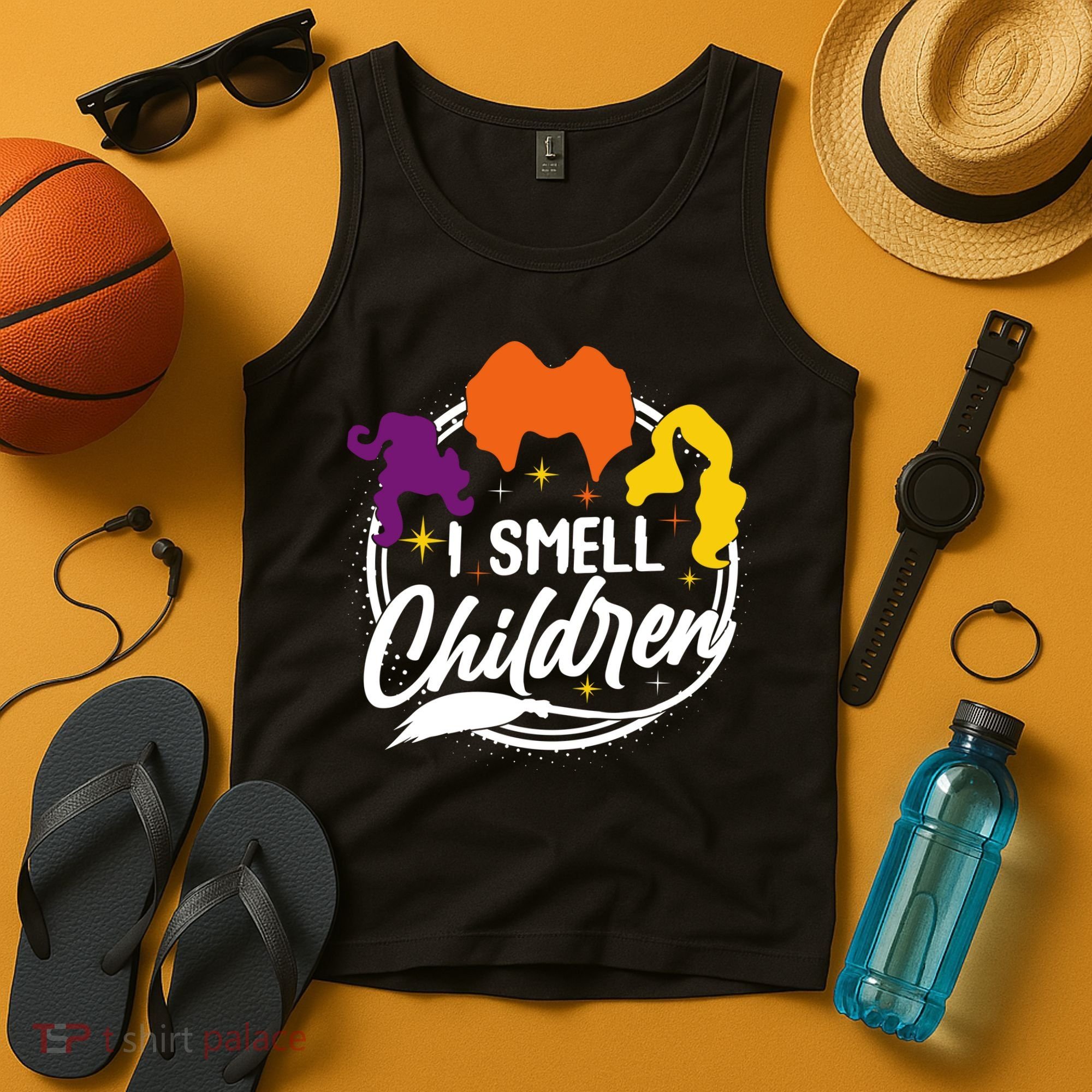 Funny Halloween I Smell Children Tank Top