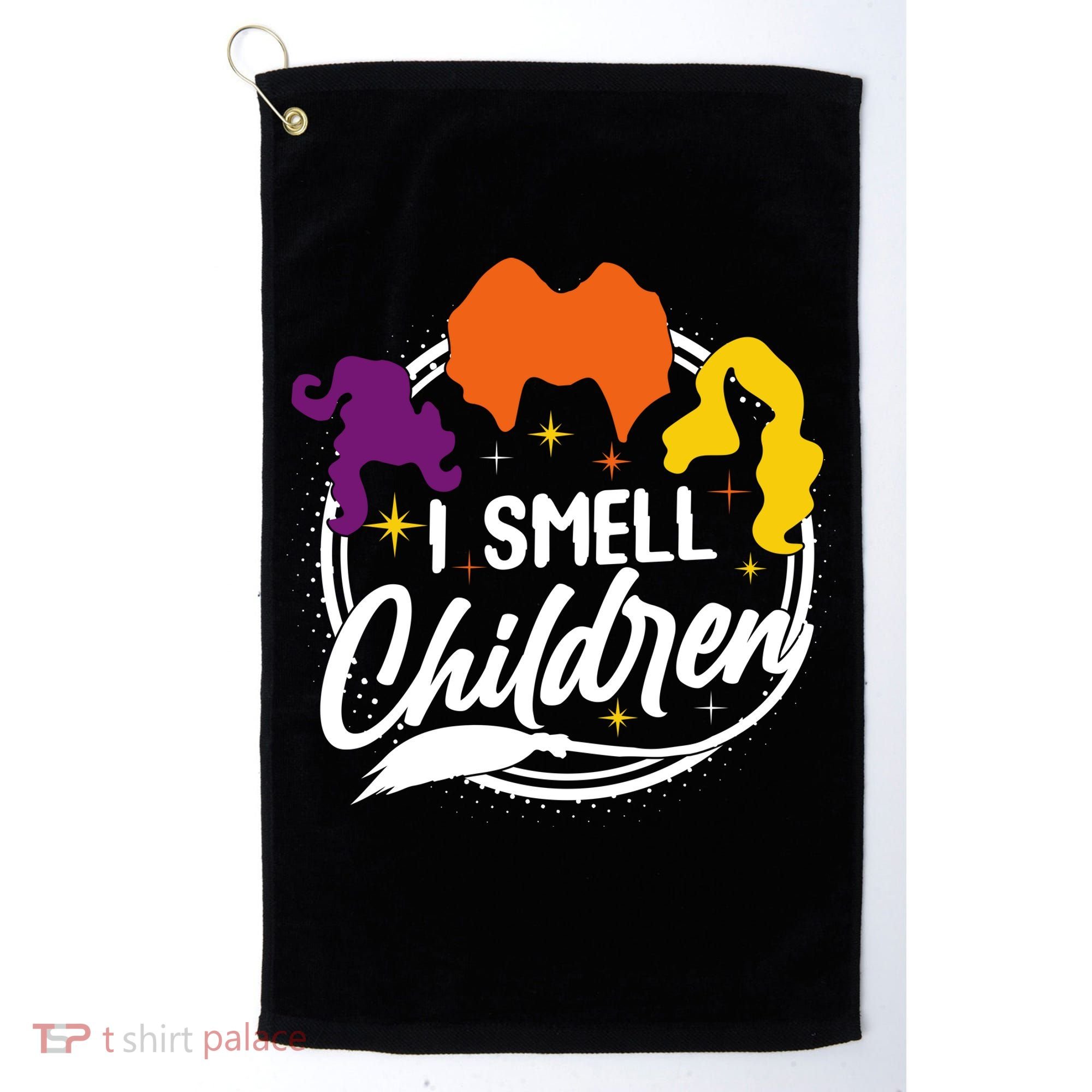 Funny Halloween I Smell Children Golf Towel