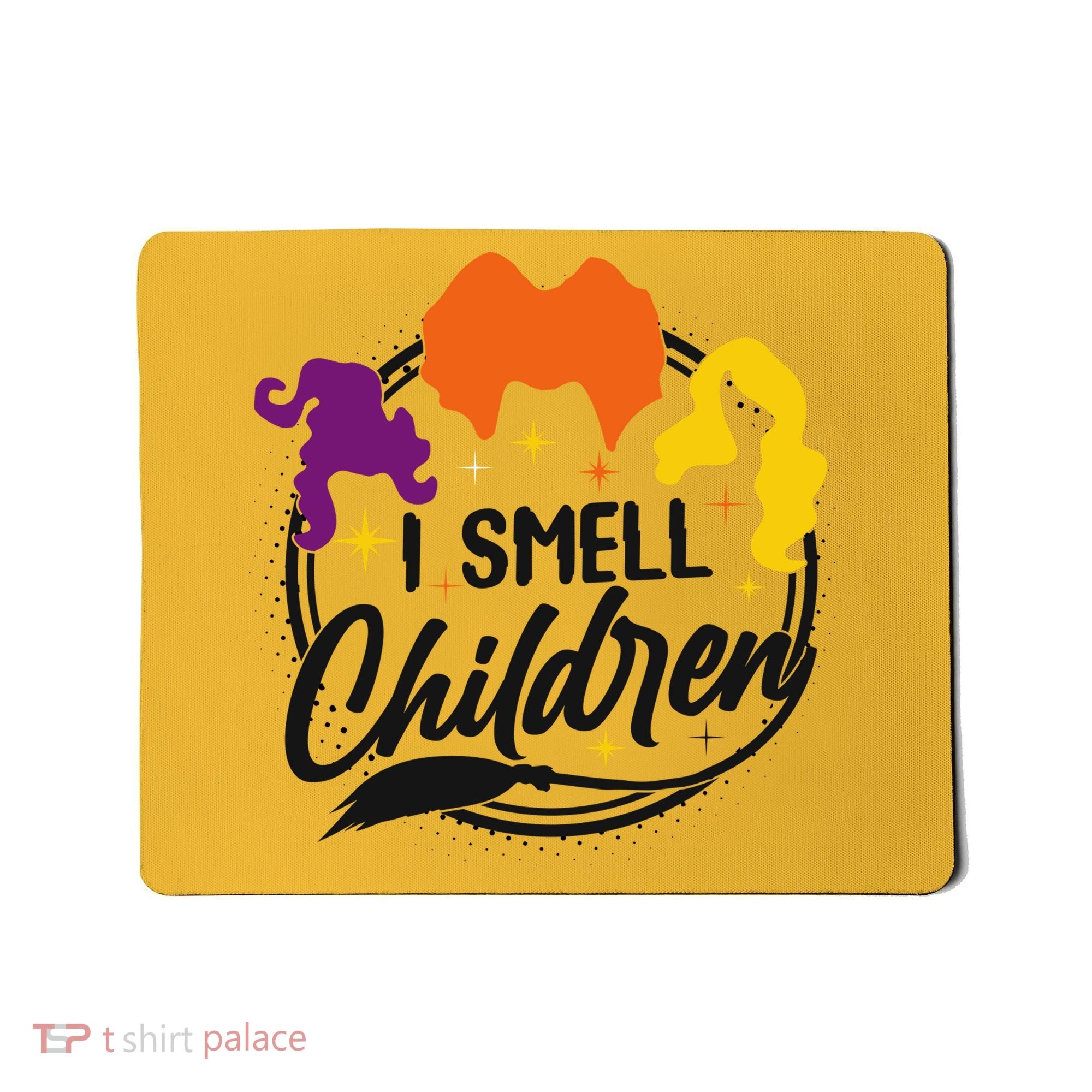 Funny Halloween I Smell Children Mousepad