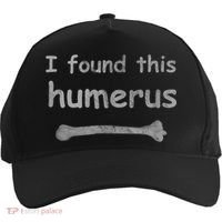 Funny Humorous I Found This Humerus Bone Five-Panel Snapback Cap thumb 0