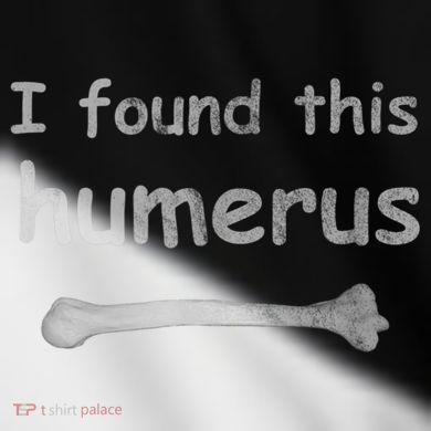 Funny Humorous I Found This Humerus Bone Toddler Fine Jersey T-Shirt