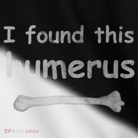 Funny Humorous I Found This Humerus Bone Toddler Fine Jersey T-Shirt thumb 2