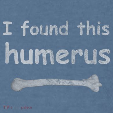 Funny Humorous I Found This Humerus Bone Comfort Colors Garment-Dyed Hooded Sweatshirt