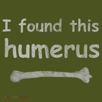 Funny Humorous I Found This Humerus Bone The Baniff Cuffed Pom Beanie