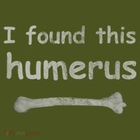 Funny Humorous I Found This Humerus Bone The Baniff Cuffed Pom Beanie thumb 2