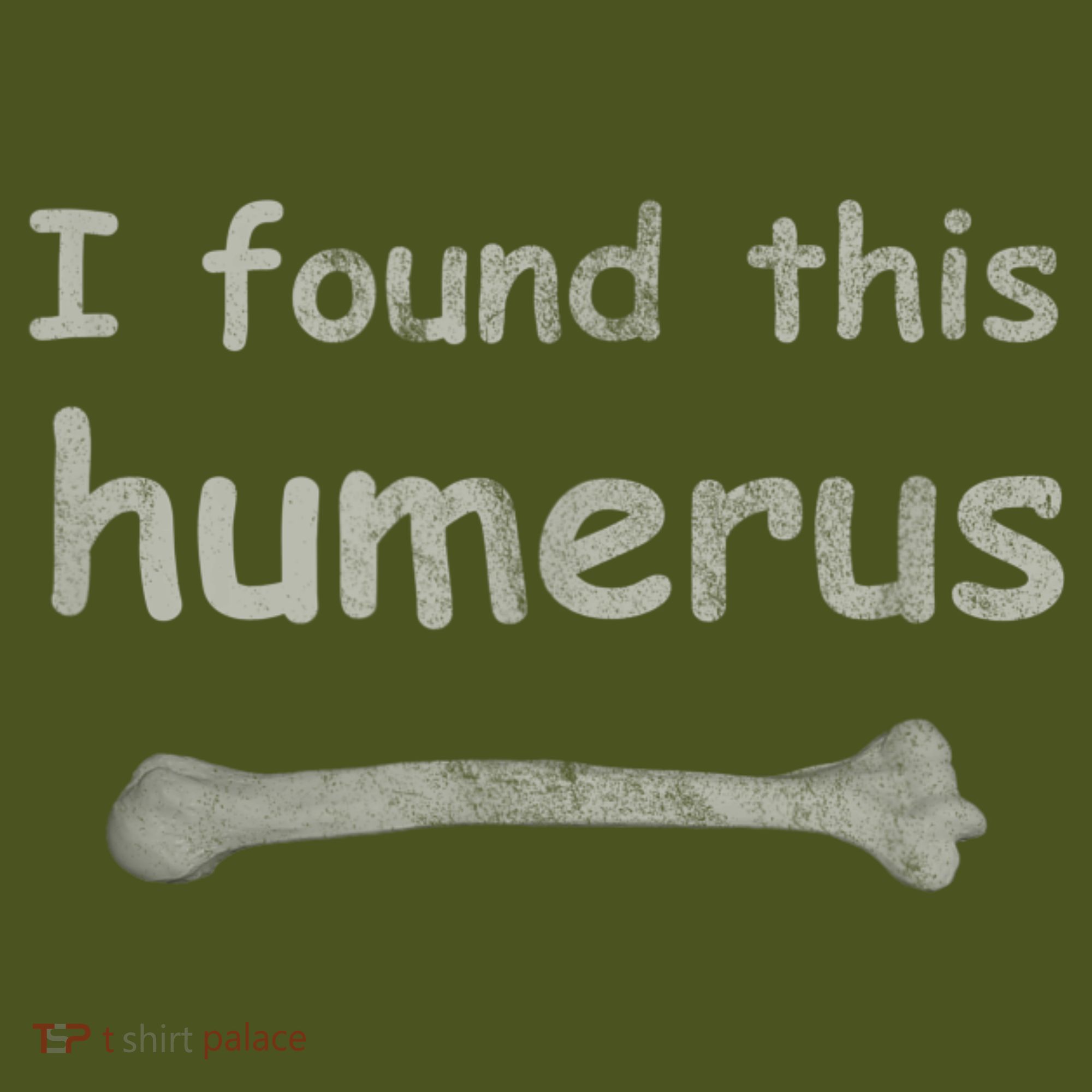 Funny Humorous I Found This Humerus Bone The Baniff Cuffed Pom Beanie