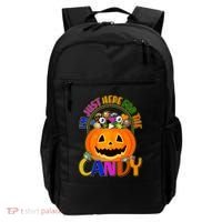 Funny Halloween I'm Just Here For The Candy Backpack thumb 0